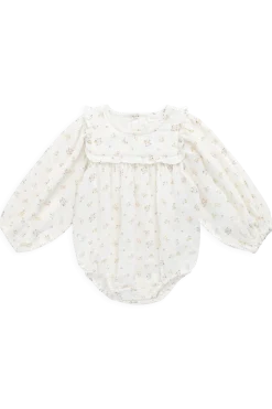 Organic Cotton Muslin Frances Playsuit-Ayla Whisper