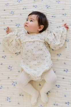 Organic Cotton Muslin Frances Playsuit-Molly Blue