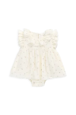 Organic Cotton Muslin Frannie Playsuit - Willow Rose