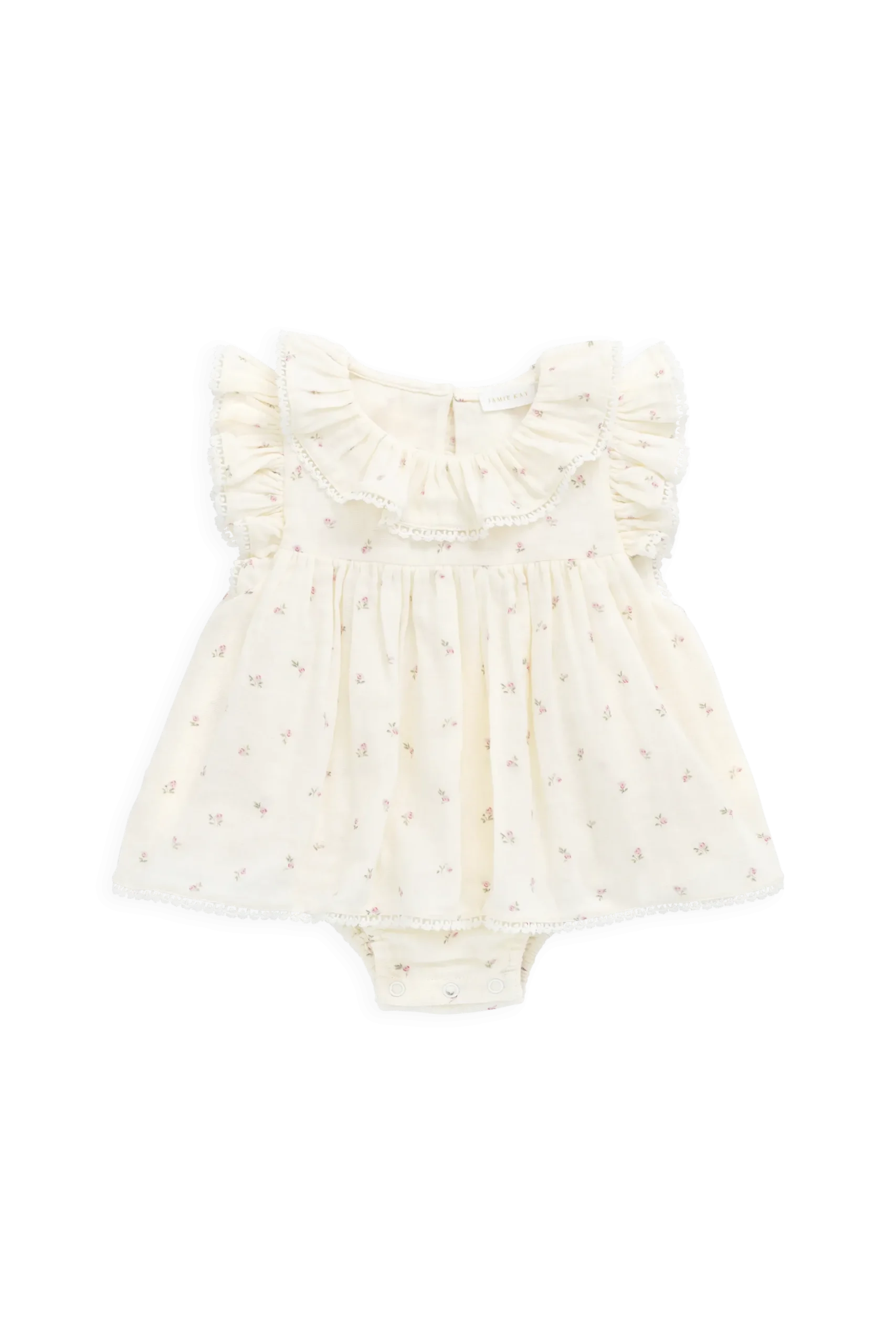 Organic Cotton Muslin Frannie Playsuit - Willow Rose