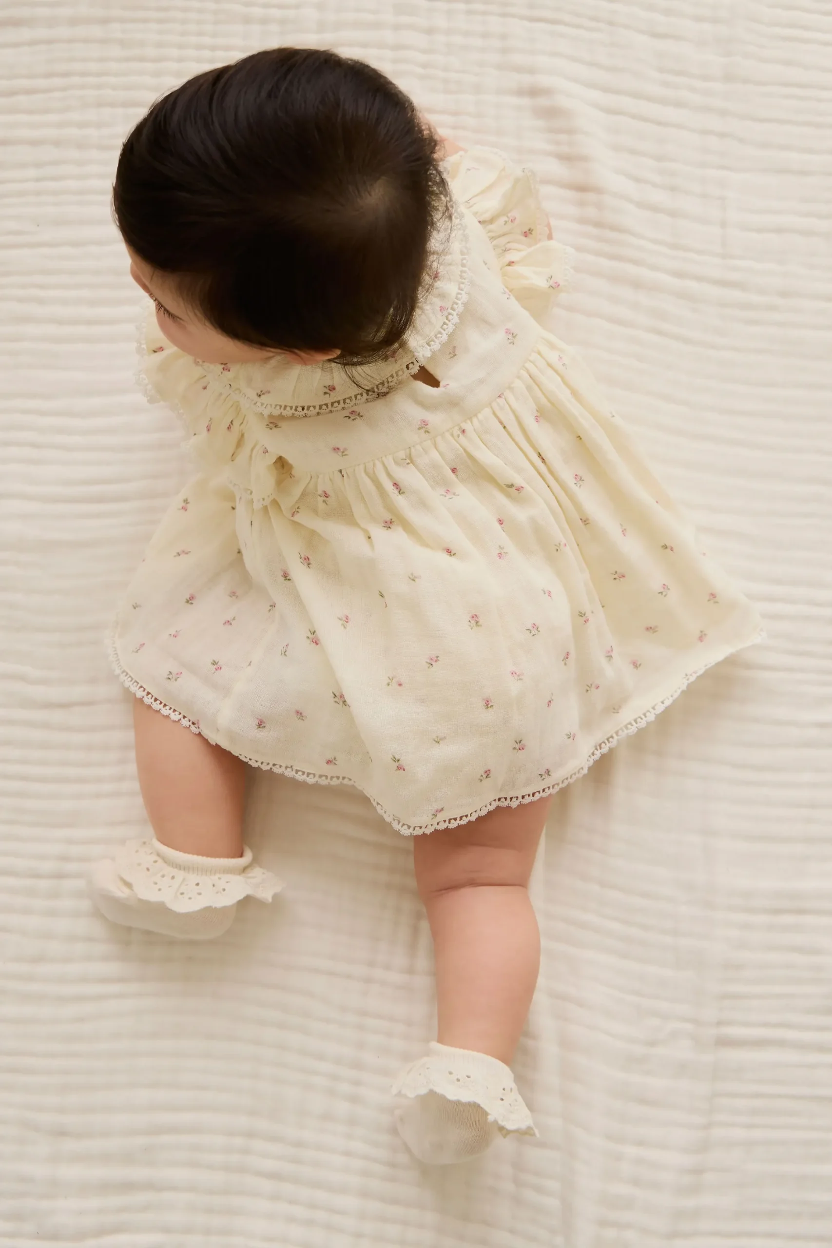 Organic Cotton Muslin Frannie Playsuit - Willow Rose