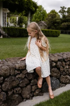 Organic Cotton Muslin Frannie Dress-Molly Blue