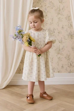 Organic Cotton Muslin Frannie Dress-Molly Blue