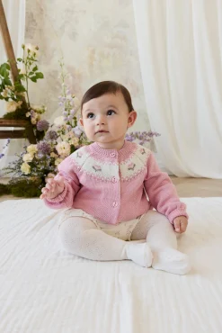 Organic Cotton Muslin Frill Bloomer - Ayla Whisper