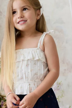 Organic Cotton Muslin Harriet Top - Ayla Whisper