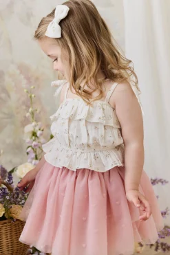 Organic Cotton Muslin Harriet Top - Ayla Whisper