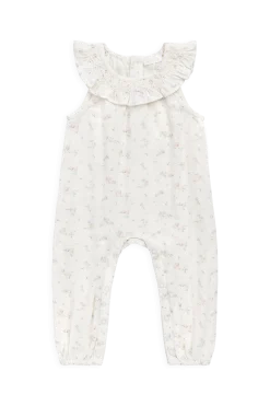 Organic Cotton Muslin Kodi Playsuit - Solange Snow