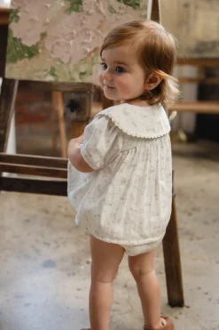 Organic Cotton Muslin Kodi Top - Solange Snow