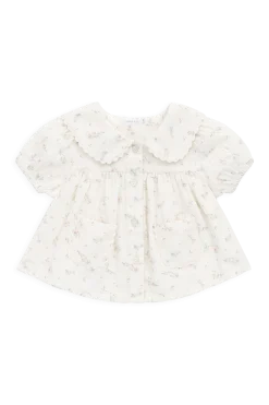 Organic Cotton Muslin Kodi Top - Solange Snow