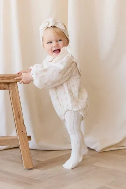 Organic Cotton Muslin Malia Playsuit - Emelia Pink