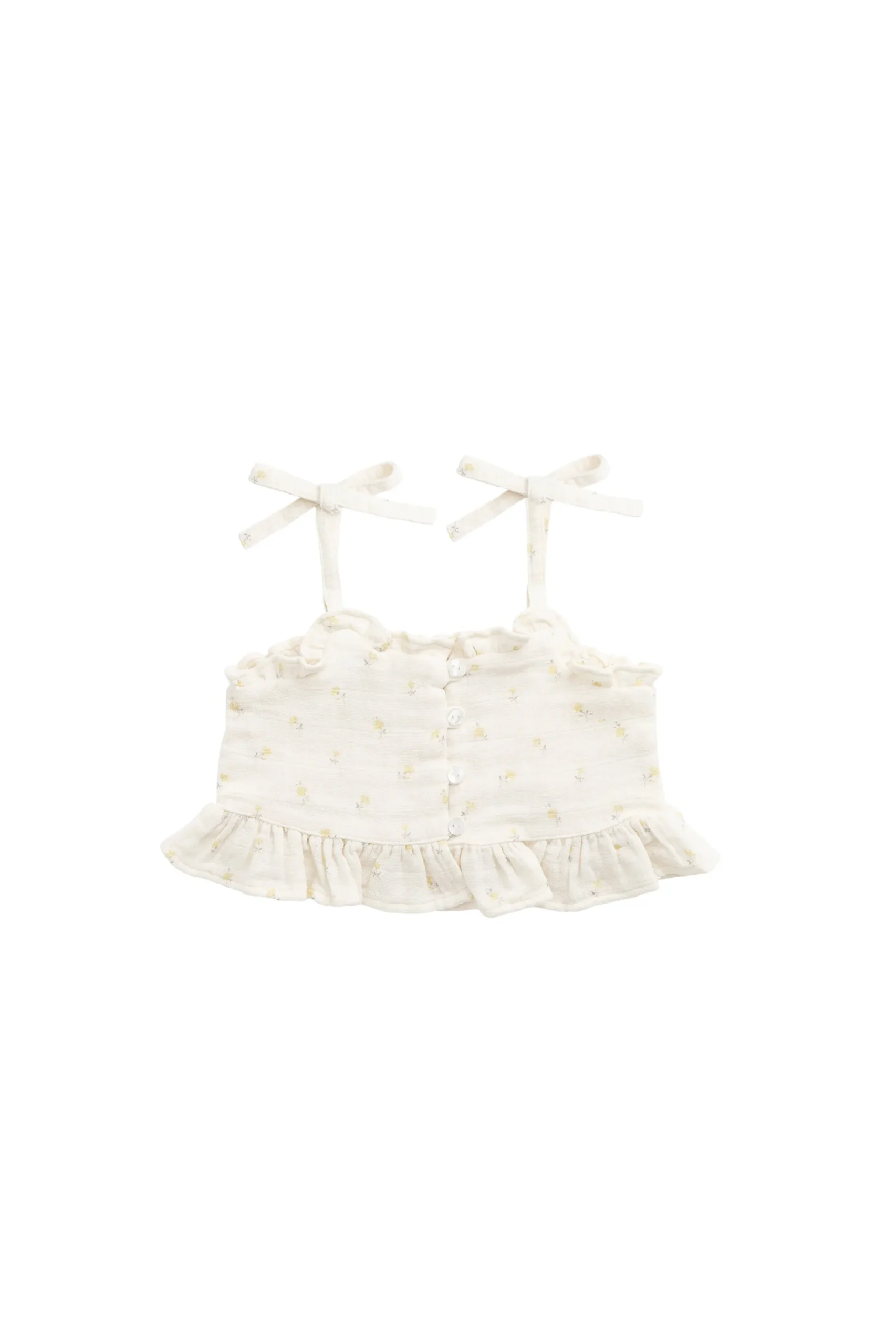Organic Cotton Muslin Mirabel Top - Vintage Ditsy