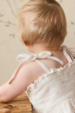 Organic Cotton Muslin Mirabel Top - Pauline Pink