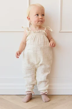 Organic Cotton Muslin Myla Jumpsuit - Pippa Pink