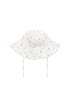 Organic Cotton Muslin Noelle Hat - Ayla Whisper