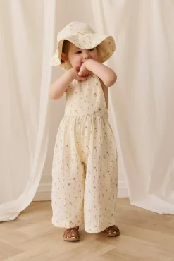 Organic Cotton Muslin Noelle Hat - Dina Antique