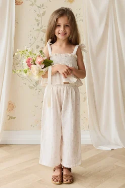 Organic Cotton Muslin Odette Top - Pauline Pink