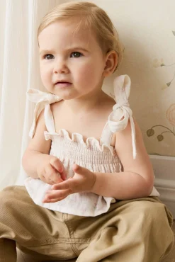 Organic Cotton Muslin Odette Top - Pauline Pink