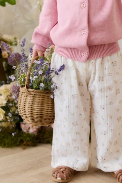 Organic Cotton Muslin Odette Pant - Ayla Whisper