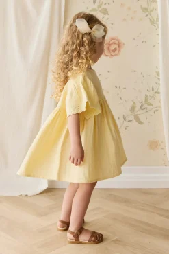 Organic Cotton Muslin Phillipa Dress - Sunshine