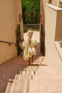 Organic Cotton Muslin Phillipa Dress - Sunshine