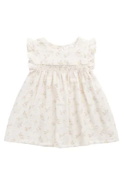 Organic Cotton Muslin Tiana Dress - Emelia Pink
