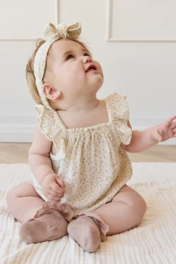 Organic Cotton Muslin Tiana Playsuit - Pippa Pink