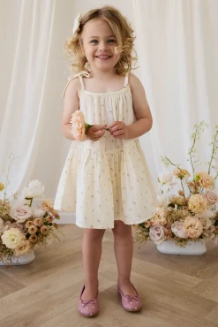 Organic Cotton Muslin Winnie Dress - Willow Rose