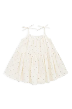 Organic Cotton Muslin Winnie Dress - Willow Rose