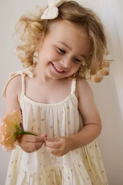 Organic Cotton Muslin Winnie Dress - Willow Rose