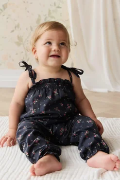 Organic Cotton Myla Jumpsuit - Bianca Noir