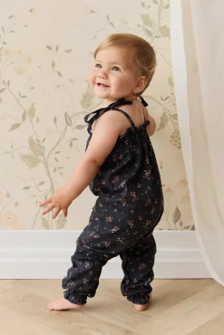 Organic Cotton Myla Jumpsuit - Bianca Noir