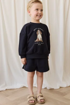 Organic Cotton Nash Sweatshirt-Eclipse Best Friends