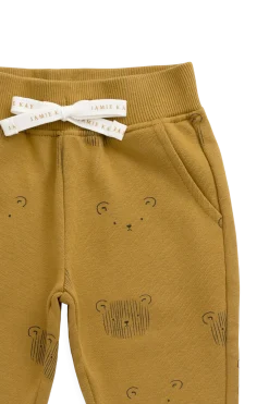 Organic Cotton Nash Track Pant - Buckwheat Teddy Face