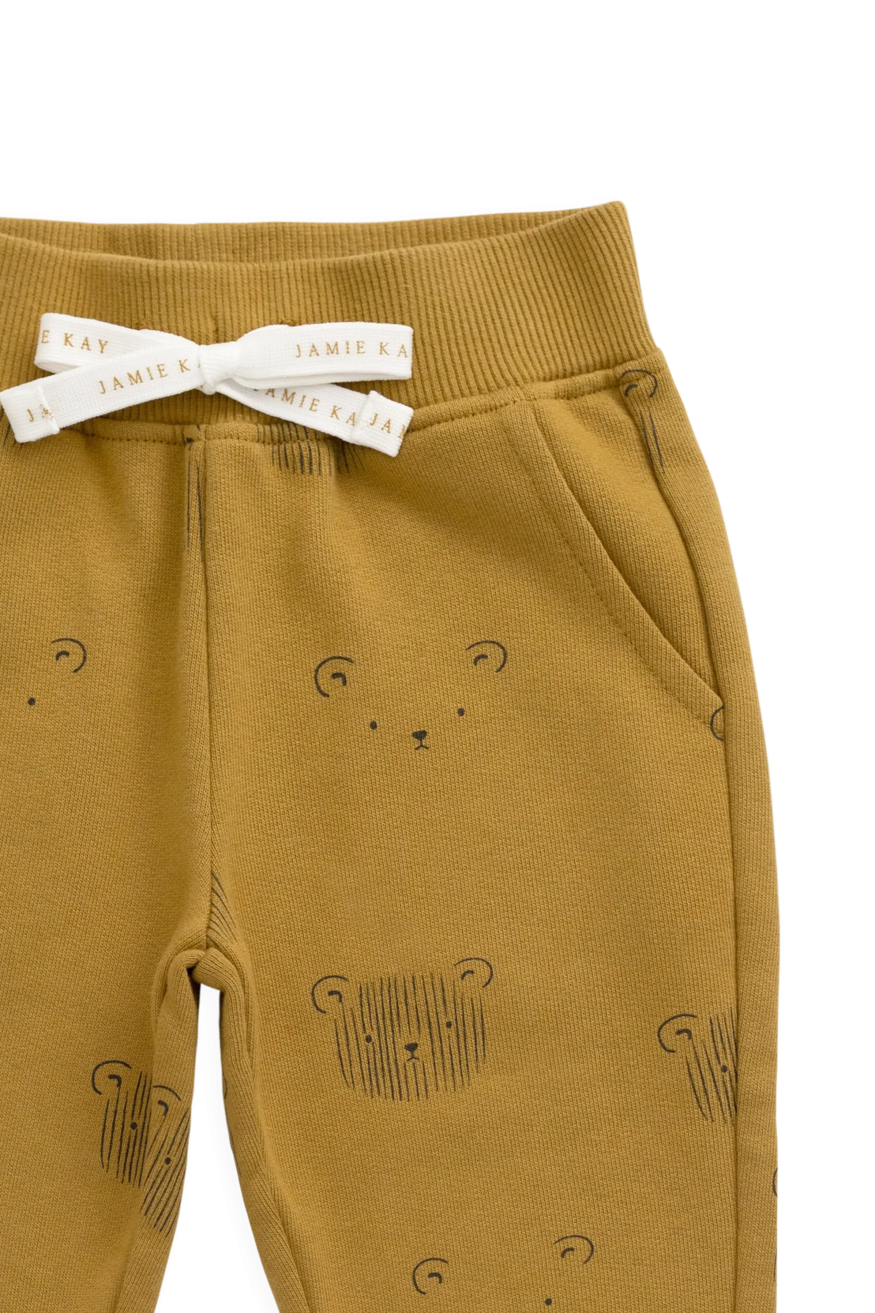 Organic Cotton Nash Track Pant - Buckwheat Teddy Face