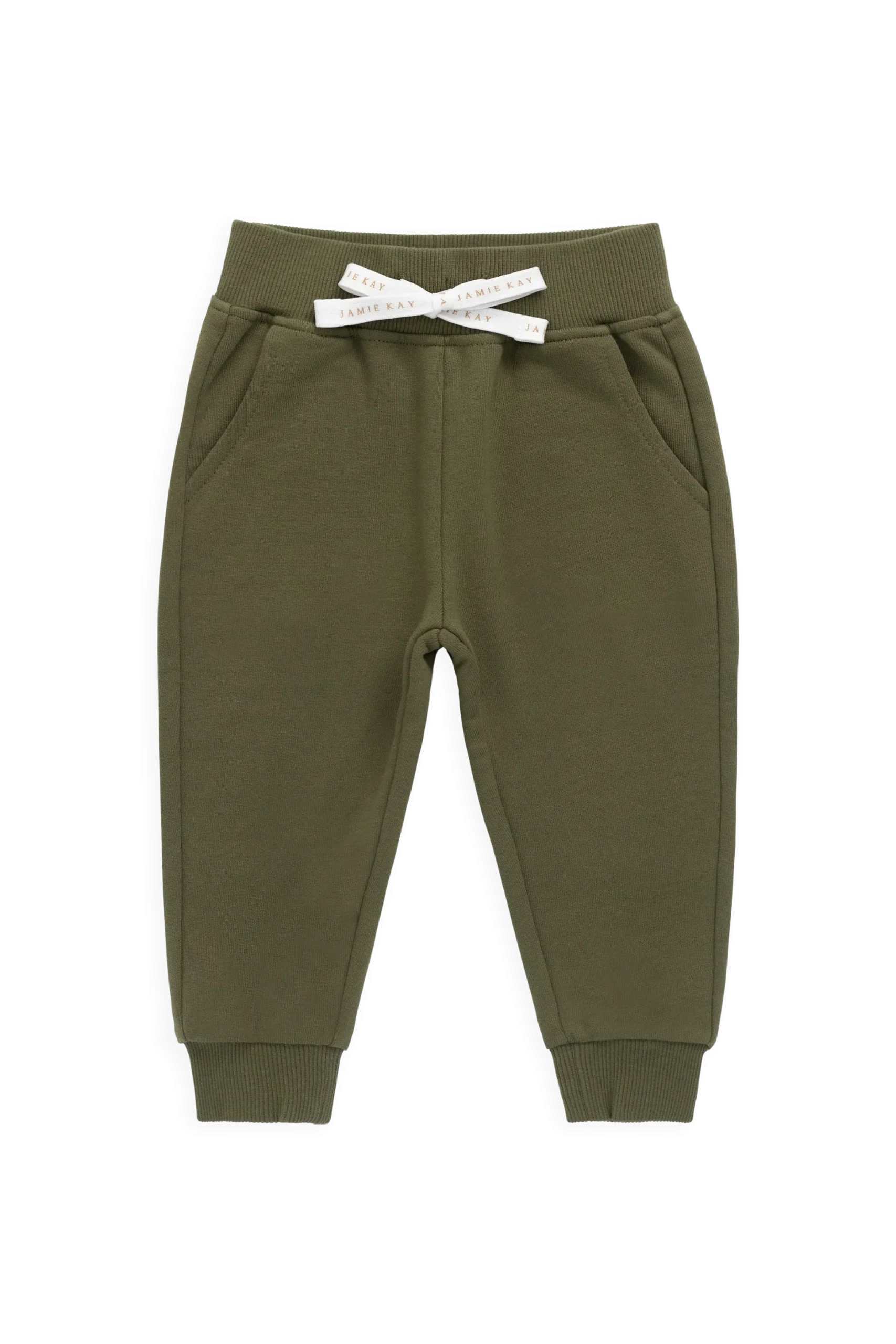 Organic Cotton Nash Track Pant - Sicilian Olive
