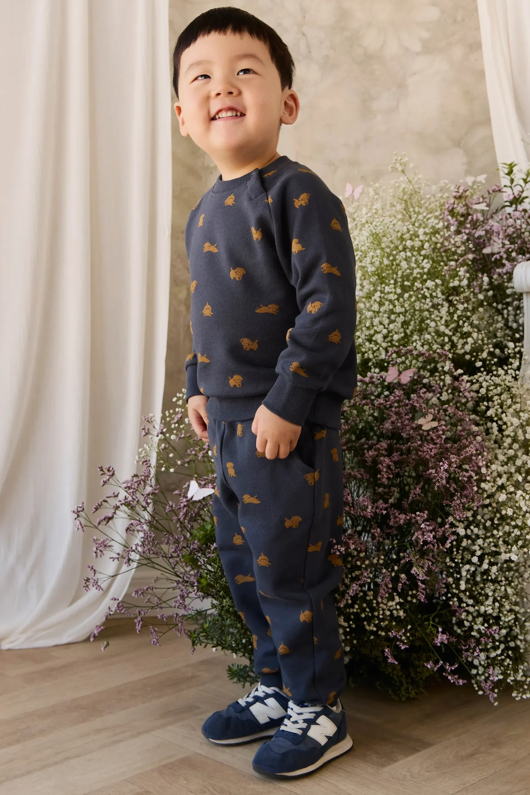 Organic Cotton Nash Track Pant - Playful Milo Captain
