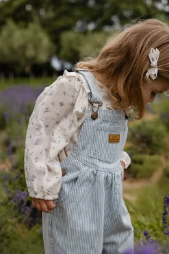 Organic Cotton Nathalie Blouse - Juniper Fields Blue