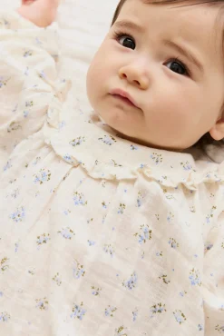 Organic Cotton Nathalie Blouse - Juniper Fields Blue