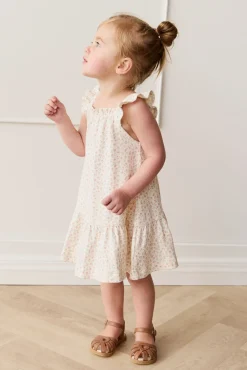 Organic Cotton Nelly Dress - Posy Garden Pink