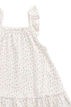 Organic Cotton Nelly Dress - Posy Garden Pink