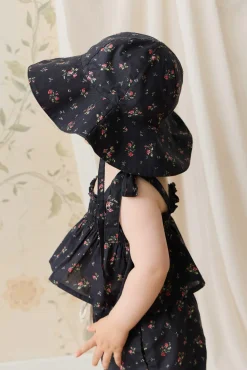 Organic Cotton Noelle Hat - Bianca Noir