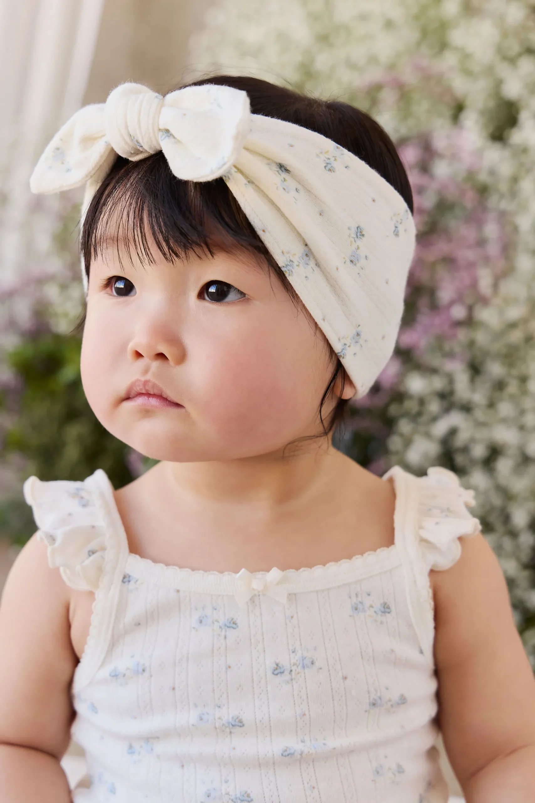 Organic Cotton Pointelle Eliane Bodysuit - Molly Blue