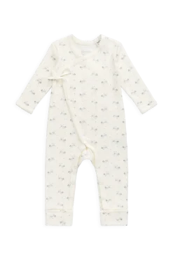Organic Cotton Pointelle Estelle Onepiece - Molly Blue