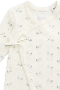 Organic Cotton Pointelle Estelle Onepiece - Molly Blue