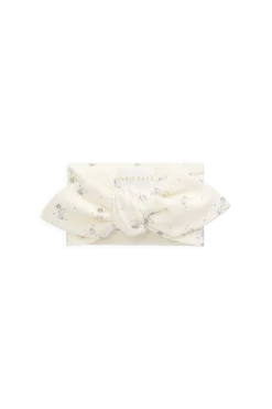 Organic Cotton Pointelle Headband - Molly Blue