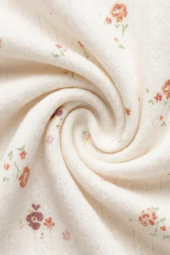 Organic Cotton Pointelle Headband - Eloise Egret