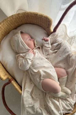 Organic Cotton Pointelle Marina Bodysuit - Sweet Magnolia Simple