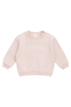 Organic Cotton Rhea Sweatshirt - Cloud Pink Sweetie