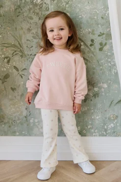 Organic Cotton Rhea Sweatshirt - Cloud Pink Sweetie