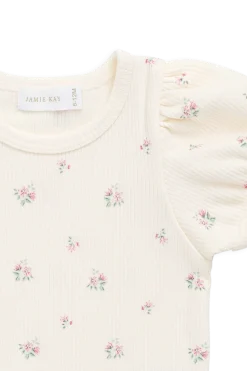Organic Cotton Rib Astra Top - Emma Whisper
